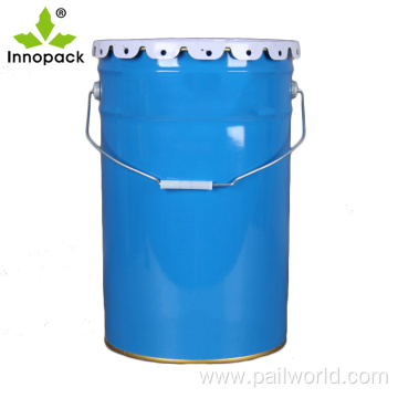 25 Liter steel metal large paint bucket